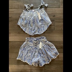 Cute short set NWT size small